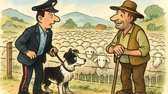 Barzelletta: Un carabiniere in borghese tra le pecore