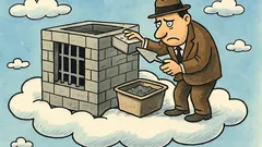 Barzelletta: Un pessimista costruisce prigioni in aria