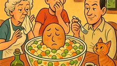 Barzelletta: Nell’insalata russa, un fagiolo...