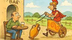 Barzelletta: passa uno con un’enorme biga