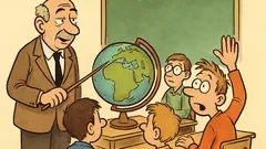 Barzelletta: l’insegnante di geografia chiede in classe…