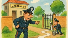 Barzelletta: In caserma c’è un cancello