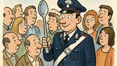 Barzelletta: Cosa fa un carabiniere col cucchiaio?