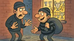 Barzelletta: Un ladro dice a un altro