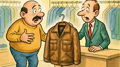 Barzelletta: In un negozio di abbigliamento...