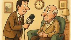 Barzelletta: un giornalista chiude l'intervista a un 99enne