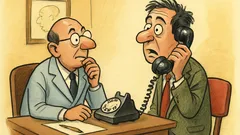 Barzelletta: Dallo psichiatra, «sento voci lontane…»