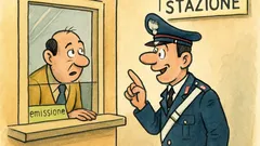 Barzelletta: un carabiniere va in biglietteria