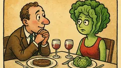 Barzelletta: Ero innamorato cotto. Lei cruda.