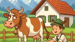 Barzelletta: Panorama tirolese, una mucca si lamenta