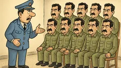 Barzelletta: Il capo della polizia convoca dieci sosia