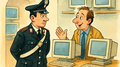Barzelletta: un maresciallo compra un computer