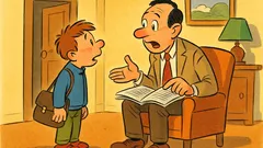 Barzelletta: Pierino torna da scuola con un 4