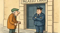 Barzelletta: un vecchietto bussa a Palazzo Chigi