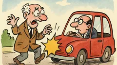 Barzelletta: un signore viene investito da un’auto