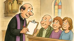 Barzelletta: Un parroco e gli organi in chiesa