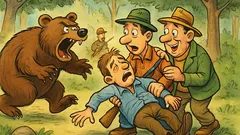 Barzelletta: Un tipo cammina nella foresta…