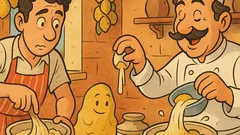 Barzelletta: Mescoli acqua e farina, diventa colla?