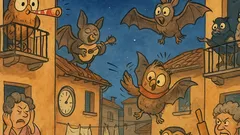 Barzelletta: Gli schiamazzi erano diventati notturni