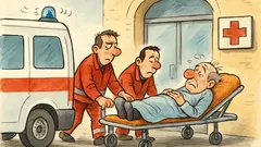 Barzelletta: Un poveretto in ambulanza, sirene spiegate…