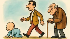 Barzelletta: Qual è l’animale dalle tre età?