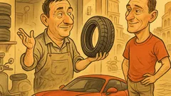 Barzelletta: Totti dal gommista con la Porsche