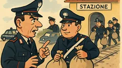 Barzelletta: Il tenente ordina, Rossi improvvisa