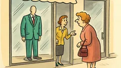 Barzelletta: Una signora entra in una boutique