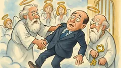 Barzelletta: Berlusconi muore e va in Paradiso