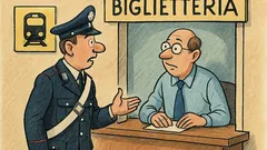 Barzelletta: Un carabiniere alla biglietteria