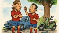 Barzelletta: Totti interroga Cassano sulla guida