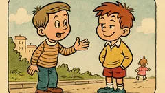 Barzelletta: Un compagno di scuola dice a Pierino