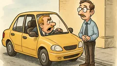 Barzelletta: Un tipo guida e si perde