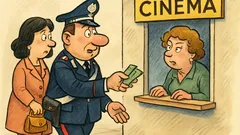 Barzelletta: Un carabiniere va al cinema