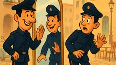 Barzelletta: Due carabinieri davanti a uno specchio…