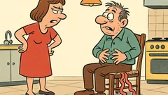 Barzelletta: mia moglie minaccia… escono le budella!