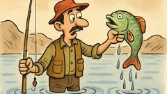 Barzelletta: Qual è il colmo per un pescatore?