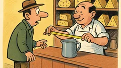 Barzelletta: Un uomo entra dal lattaio...