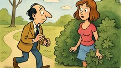 Barzelletta: Un poeta incontra una ragazza nel parco