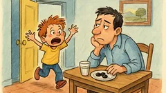 Barzelletta: Pierino corre tutto eccitato dal padre