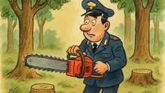 Barzelletta: Un carabiniere e la motosega
