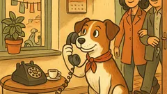 Barzelletta: un cane risponde al telefono...