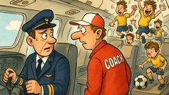 Barzelletta: La squadra vincitrice sale sull’aereo