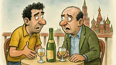 Barzelletta: «A Fra', ce beviamo vino frizzante?»