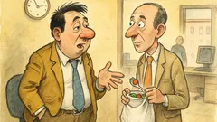 Barzelletta: Un impiegato torna dalle ferie