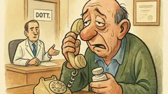 Barzelletta: Una voce flebile al telefono