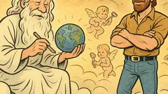 Barzelletta: Quando Dio creò la Terra, Chuck Norris…