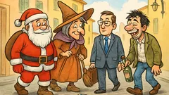 Barzelletta: Babbo Natale, la Befana e ubriacone