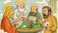 Barzelletta: Partita a poker in Paradiso, miracoli?