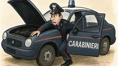 Barzelletta: Perché sulla portiera c’è “Carabinieri”?